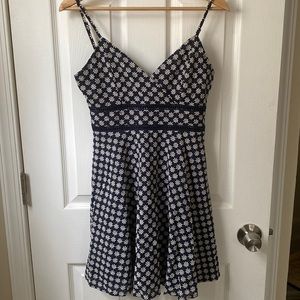 Women’s blue mini dress